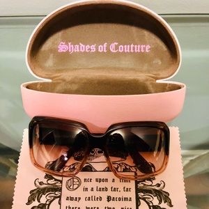 Vintage Juicy Couture brown/pink ombré sunglasses